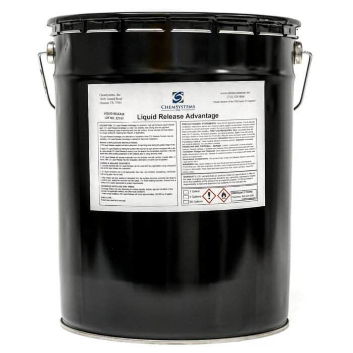 CSI Liquid Release Advantage for Concrete