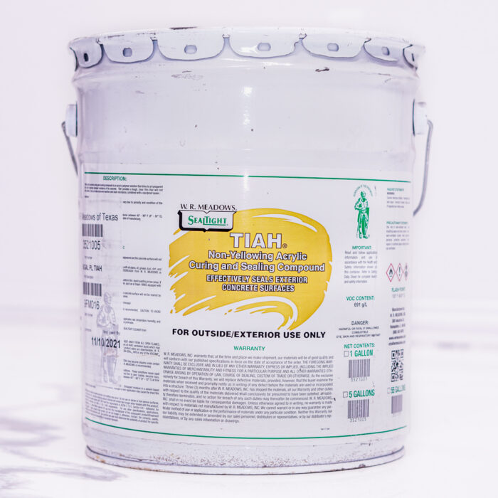 TIAH-Non-yellowing acrylic curing and sealing compound