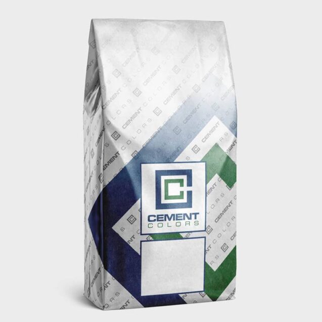 Integral Color Bag for Raw Pigments for Concrete