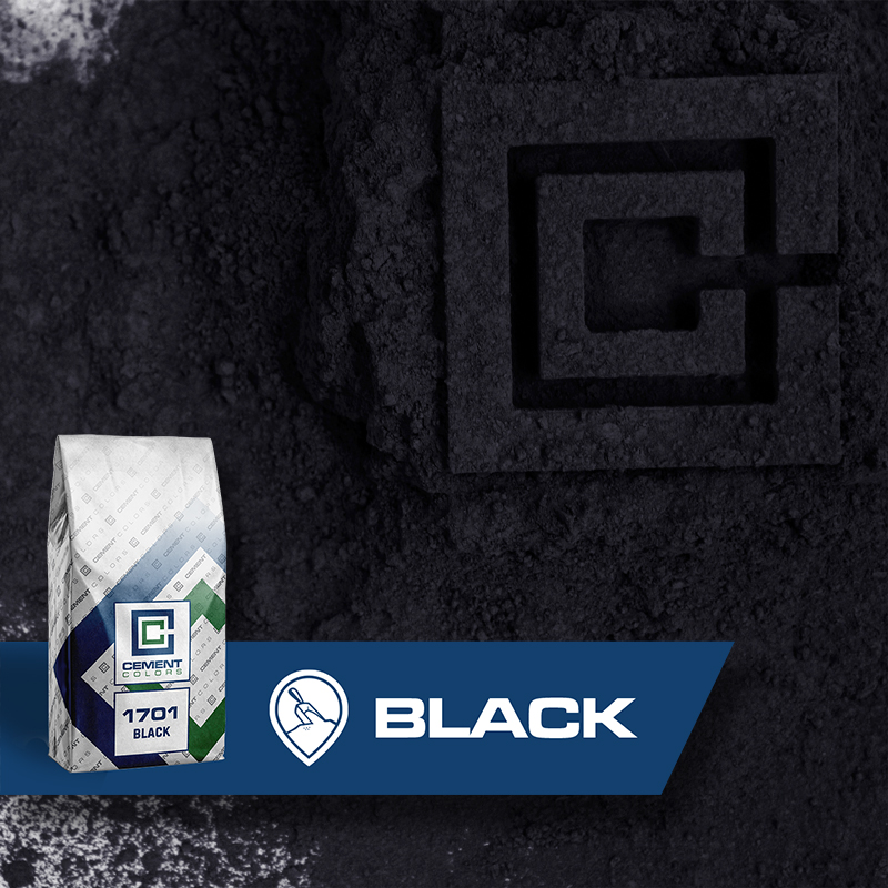 Black - Raw Pigment for Concrete by Cement Colors